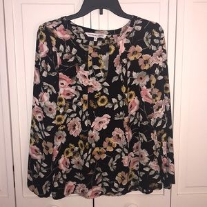 Cupcakes and Cashmere floral blouse